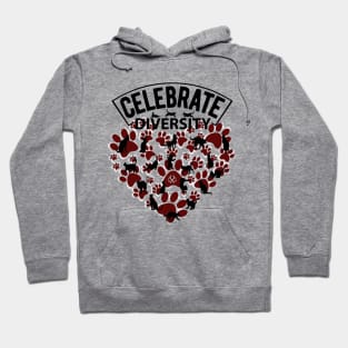 Celebrate Diversity Cat Hoodie